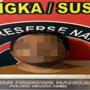 PENGEDAR SABU JARINGAN ANTAR KABUPATEN DIBEKUK DI JALAN LINTAS, POLRES MUARA ENIM AMANKAN SABU 24,35 GRAM