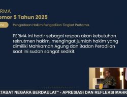 Mahkamah Agung Siapkan Pengadaan Hakim Pengadilan Tingkat Pertama Tahun 2026