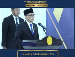 Ketua Mahkamah Agung Lantik Pengurus Pusat IKAHI Hasil Munas XXI