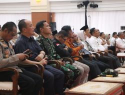 Dandim 0509/Kab. Bekasi Sambut Kunjungan Kerja Mensos RI, Sosialisasi DTSEN Digelar di Gedung Wibawamukti