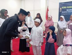 Tebar Kepedulian di Bulan Ramadhan, Kelurahan Utan Panjang Kemayoran Gelar Santunan Anak Yatim