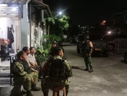 Koramil 04/Pulogadung Bersama Komduk Gelar Patroli/Siskamling, Jaga Keamanan Wilayah Jelang dan Usai Sahur