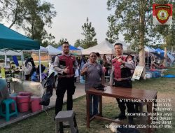 Polsek Jatisampurna Bersama The Jakmania Subkorwil Jatisampurna Bagikan Takjil kepada Pengendara
