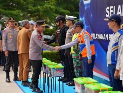 Tinjau Kalikangkung, Kapolri Pastikan Pelayanan hingga Rekayasa Lalin Optimal Hadapi Mudik