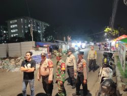 Patroli Siskamling Koramil 02/Penjaringan Bersama 3 Pilar dan Komponen Pendukung Sukses Digelar, Wilayah Jakarta Utara Tetap Aman dan Lancar