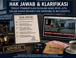 Kasus Dugaan OTT Wartawan Mojokerto, AYS Prayogie: Pers Tak Boleh Jadi Alat Tekanan