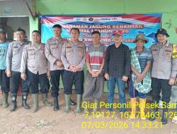 Polsek Samarang Bersama Forkopimcam Gelar Penanaman Jagung Serentak Kuartal I 2026 di Desa Cisarua