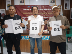 Nomor Urut Calon Kades PAW Mulyasari Ditetapkan, Semua Sepakat Jaga Kondusivitas