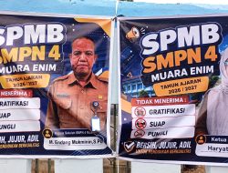 SMPN 4 Muara Enim Buka SPMB Online 5-10 Juni, Komitmen Bersih Tanpa Gratifikasi dan Pungli