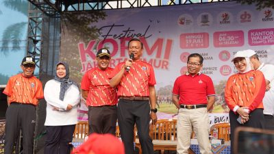 Ribuan Pegiat Olahraga Padati Kantor Wali Kota, Festival KORMI Jadi Ajang Kebugaran dan Persiapan FORNAS 2027