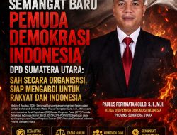 DPD Pemuda Demokrasi Indonesia Sumatera Utara Resmi Kantongi SK DPP, Siap Mengabdi untuk Rakyat dan Indonesia