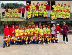 SDN 21 Gunung Megang Raih Juara 1 Lomba Gerak Jalan Tingkat Desa