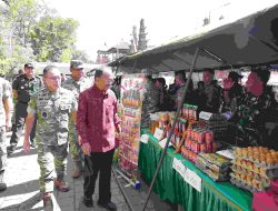 Semarak HUT Ke-81 TNI, Kodam IX/Udayana Hadirkan Bazar Pasar Murah Untuk Ringankan Beban Masyarakat