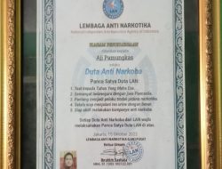 Usai Bongkar Jaringan Narkoba Internasional, Aji Pamungkas Raih Duta Anti Narkoba Award dari LAN Pusat