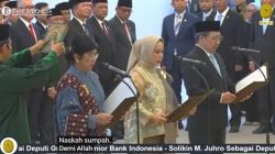Ketua Mahkamah Agung Mengambil Sumpah Jabatan Gubernur Bank Indonesia, Deputi Gubernur Senior dan Deputi Gubernur Periode 2026-2031