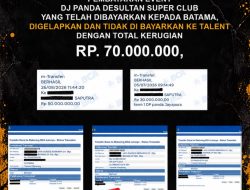 De Sultan Super Club Diduga Jadi Korban Penipuan Agency Saat Hendak Undang DJ Panda