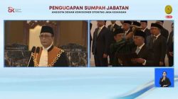 Ketua MA Ambil Sumpah Sarjito sebagai Kepala Eksekutif Pengawas BMKS OJK