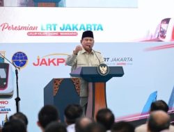 Presiden Prabowo Subianto meresmikan LRT Jakarta , Proyek Waskita KSO