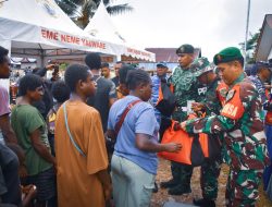 Semarak HUT ke-81 TNI, Bakti Sosial di Nawaripi Disambut Antusias Warga