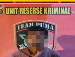 Getah Karet 50 Kg Dicuri, Polsek Gelumbang Amankan Terduga Pelaku di Rumahnya