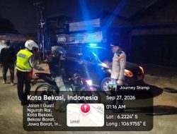 Jaga Jakarta On The Spot, Berikan Rasa Aman Masyarakat Kapolsek Bekasi Barat Pimpin Razia Stasioner dan Patroli