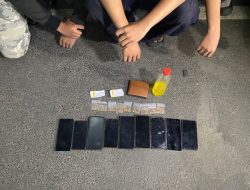 Patroli Brimob Metro Jaya Amankan 9 Orang dan 9 Klip Tembakau Sintetis di Cibubur