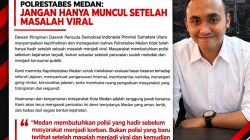 POLRESTABES MEDAN DISENTIL KERAS: JANGAN TUNGGU VIRAL BARU BERGERAK!