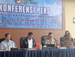 Operasi Nila Jaya 2026 Ungkap 86 Kasus Narkoba di Jakarta Pusat