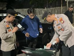Jaga Jakarta On The Spot, Cegah Tawuran Waka Polsek Bekasi Barat Pimpin Patroli Dan Razia Stasioner