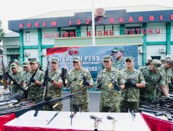 Kunjungi Negeri Seribu Kubah, Danlanal Dumai Bangun Sinergi Bersama Prmkab Rokan Hilir