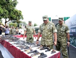 75 Senjata Diserahkan Sukarela, TNI Kedepankan Pendekatan Humanis