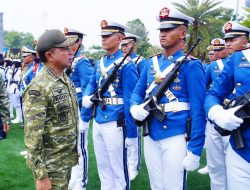 Panglima TNI Tinjau Gladi Bersih Upacara HUT Ke-81 TNI