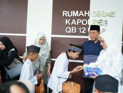 Kapolres Jakut Santuni Anak Yatim Sekaligus Syukuran Tempati Rumah Dinas