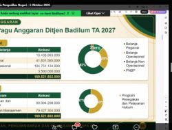 Sekretaris Ditjen Badilum Paparkan Rincian Pagu Anggaran TA 2027