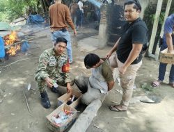 Peduli Generasi,Personel Koramil 0201-05/MB Monitoring Penggerebekan Barak Narkoba di Panigara