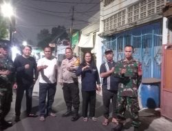 Jaga Kamtibmas Tetap Kondusif, Koramil 02/Matraman Bersama Komduk Gelar Patroli/Siskamling