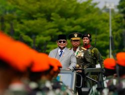 Pangdam Jaya Hadiri Upacara HUT ke-81 TNI dan Terima Ucapan dari Kapolda Metro Jaya