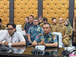 Rapat FKPD Perkuat Sinergi Lintas Sektor, Lanal Bintan Dukung Kesiapan Pilkades di Kabupaten Bintan
