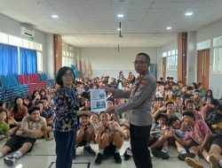 Polsek Bekasi Barat Sosialisasikan Penerimaan Siswa SMA Taruna Nusantara Kemala Bhayangkara
