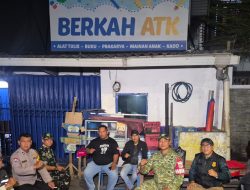 Patroli Siskamling Koramil 04/Pulogadung Perkuat Kamtibmas Wilayah