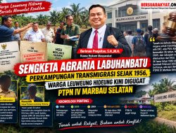 Sengketa Agraria Labuhanbatu: Perkampungan Transmigrasi Sejak 1956, Warga Leuweung Hideung Kini Digugat PTPN IV Marbau Selatan