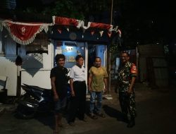 Jaga Kampung, Babinsa Ronda Bersama Warga