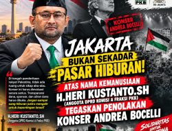 Heri Kustanto Tolak Konser Andrea Bocelli, Minta Transparansi Sponsor dan Aliran Dana