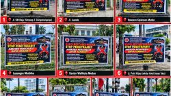 Pasang 10 Spanduk Peringatan, Pemuda Demokrasi Indonesia Sumut Sindir Kapolrestabes Medan: “Jangan Jadi Pahlawan di Media Sosial, Buktikan Kinerja di Lapangan!