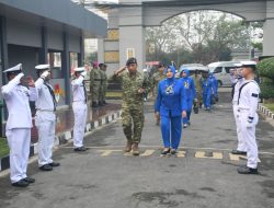 Lanal Banjarmasin Sambut Kunjungan Kerja Dankodaeral XIII