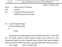 Badilum Siapkan Pembukaan Asesmen AMPUH Semester II Tahun 2026
