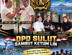 KETUM DPP LIN R.I. WIRATMOKO TIBA DI MANADO, SOLIDITAS ORGANISASI DIPERKUAT