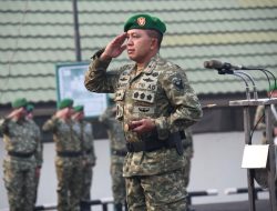 Upacara bulanan Korem 044/Gapo, Momentum Perkuat Dedikasi dan Soliditas Prajurit