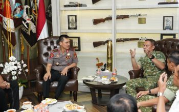 Pangdam Jaya Terima Kunjungan Silaturahmi Kapolda Metro Jaya, Perkuat Sinergi TNI-Polri