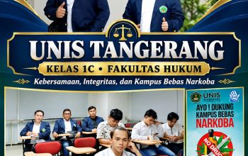 ​Ayo Dukung Kampus Bebas Narkoba! Langkah Tegas Unis Tangerang Lindungi Masa Depan Mahasiswa
